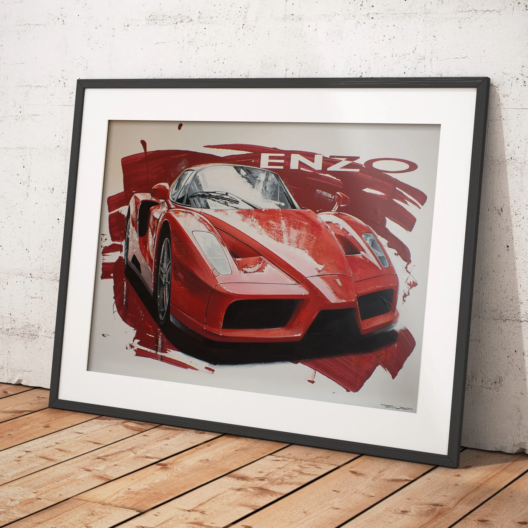 Stunning limited edition artwork print of hand painted image of